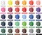 30-Color Acrylic Paint Set – 36ml Tubes, 10 Brushes, Rich Pigment for Canvas, Wood, Fabric, and Crafts.